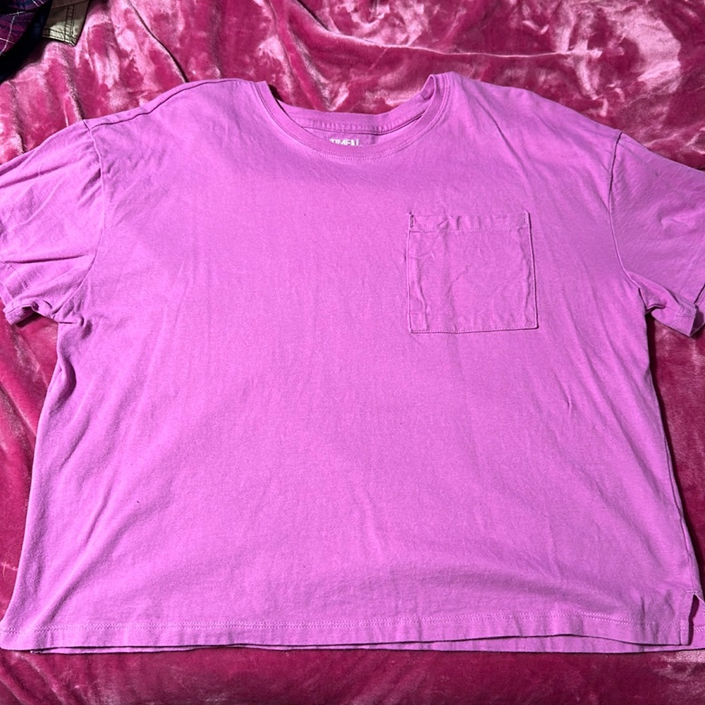 Purple tee